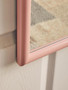 Mize Pink Plastic Frame Over Door Mirror