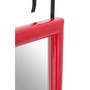 Hot Pink Plastic Frame Over Door Mirror