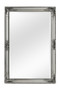 Brussels Rustic Vintage Silver Finish Wall Mirror