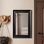 Urban Matte Black Finish Wall Mirror