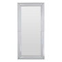 Thick Silver Frame Large Square Wall Mirror