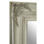 Baroque Rectangular Silver Wall Mirror