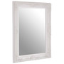 Baroque Rectangular Antique White Wall Mirror Baroque Rectangular Antique White Wall Mirror