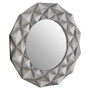 Hexa 3D Effect Light Silver Wall Mirror Hexa 3D Effect Light Silver Wall Mirror