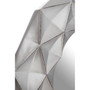 Hexa 3D Effect Light Silver Wall Mirror Hexa 3D Effect Light Silver Wall Mirror
