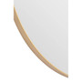 Large Gold Finish Oval Wall Mirror