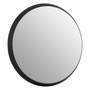 Athena Discus Medium Black Wall Mirror
