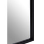 Matt Black Small Square Wall Mirror