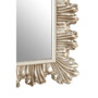 Champagne Finish Clamshell Design Wall Mirror