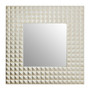 Champagne Finish 3D Geometric Wall Mirror