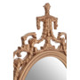 Gold Finish Oval Acanthus Leaf Wall Mirror