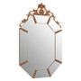 Wall Mirror with Gold Resin Frame Wall Mirror with Gold Resin Frame