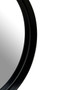 Cindy Small Matte Black Finish Wall Mirror