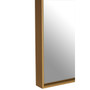 Ando Small Square Gold Finish Wall Mirror