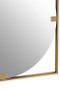 Matera Gold Square Wall Mirror