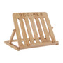 Tropical Hevea Wood Cookbook Stand
