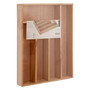 Birch Wood 5 Compartment Cutlery Tray