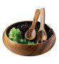 Kora Acacia Large Round Salad Bowl