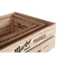 Rustic Provisions Natural Crates - Set of 3