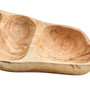 Kora Olive Wood Multi Section Antipasti Dish in Assorted Shapes