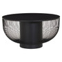 Trento Coffee Table with Black Glass Top