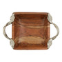 Vine Acacia Wood Square Dish