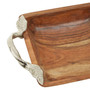 Vine Acacia Wood Square Dish