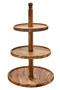 Kora Sheesham Wood Three Tier Cake Stand