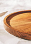 Rosi Large Round Sheesham Wood Tray