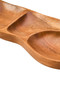 Kora Acacia Wood Five Section Antipasti Dish