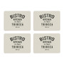 Bistro Set Of Four Placemats