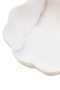 Zoro Medium White Marble Scalloped Bowl