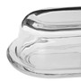 Clear Glass Butter Dish