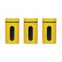 Yellow Storage Jars - Set of 3