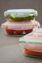 Freska Set Of 3 Rectangular Glass Containers Freska Set Of 3 Rectangular Glass Containers
