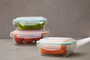 Freska Set Of 3 Rectangular Glass Containers Freska Set Of 3 Rectangular Glass Containers