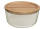 Freska 1650ml Glass Container With Acacia Lid
