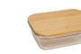 Freska 370ml Glass Container With Bamboo Lid