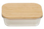 Freska 640ml Glass Container With Bamboo Lid