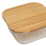 Freska 800ml Glass Container With Bamboo Lid