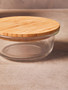 Freska 400ml Glass Container With Bamboo Lid