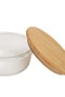 Freska 400ml Glass Container With Bamboo Lid