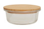 Freska 400ml Glass Container With Bamboo Lid