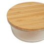 Freska 620ml Glass Container With Bamboo Lid