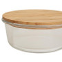 Freska 950ml Glass Container With Bamboo Lid