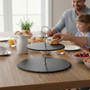 Preto Slate 2 Tier Round Cake Stand