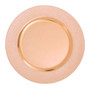Dia Rose Gold Pebble Effect Charger Plate