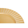 Dia 36 Pc Gold Finish Wave Rim Charger Plate