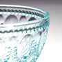 Fleur Blue Glass Sundae Dishes - Set of 2