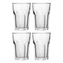 Euri Set Of 4 Clear Glass Tumblers  360ml